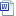 Word 2007 icon. 